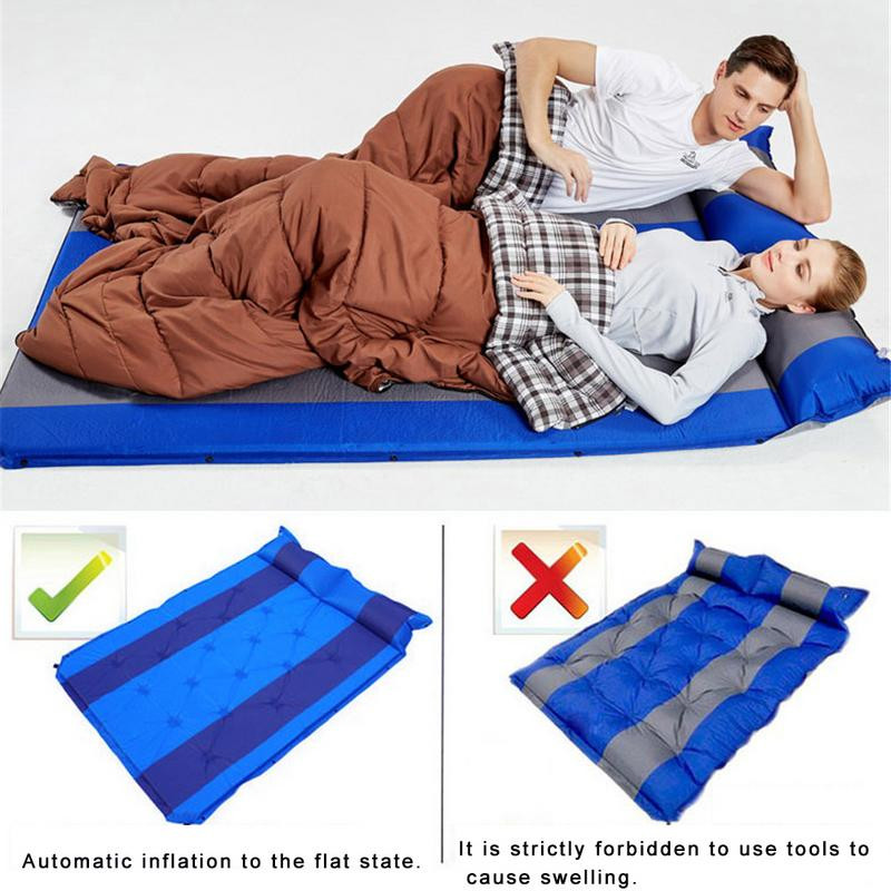 Αυτόματο φουσκωτό κρεβάτι αυτοκινήτου AUV πορτμπαγκάζ υπαίθριου κάμπινγκ Κρεβάτι ταξιδιού αεροστρώματος αυτοκινήτου Αυτοκίνητο πίσω κάθισμα χαλάκι ύπνου Αξεσουάρ αυτοκινήτου