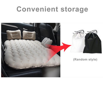 Πολυλειτουργικό στρώμα αέρα αυτοκινήτου Iatable στρώμα SUV Ειδικό κρεβάτι αέρα αυτοκινήτου Πίσω κάθισμα Κρεβάτι ταξιδιού με μαξιλάρια Κρεβάτι αυτοκινήτου για κάμπινγκ