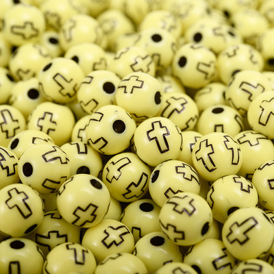 50/100/150 kom. 8 mm križne akrilne perle u mješovitim bojama, okrugle labave razmaknice za označavanje nakita, narukvica, dodaci za ogrlicu