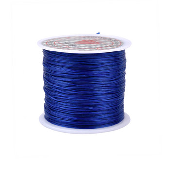 60M/Roll Strong Elastic Crystal Beading Cord 0,6mm Stretch String String String Σύρματα για Κορδόνια Κατασκευής Κοσμημάτων Σειρά