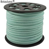 40 szín100 yard/tekercs 27 mm x 1,5 mm Művelúr zsinór kötélCérna/drót karkötőhöz barkácsolás Ékszer Találatok és alkatrészek zsinór Tartozékok