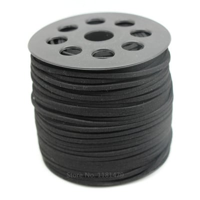 40 szín100 yard/tekercs 27 mm x 1,5 mm Művelúr zsinór kötélCérna/drót karkötőhöz barkácsolás Ékszer Találatok és alkatrészek zsinór Tartozékok
