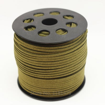 40 szín100 yard/tekercs 27 mm x 1,5 mm Művelúr zsinór kötélCérna/drót karkötőhöz barkácsolás Ékszer Találatok és alkatrészek zsinór Tartozékok