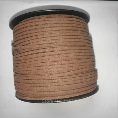 40 szín100 yard/tekercs 27 mm x 1,5 mm Művelúr zsinór kötélCérna/drót karkötőhöz barkácsolás Ékszer Találatok és alkatrészek zsinór Tartozékok