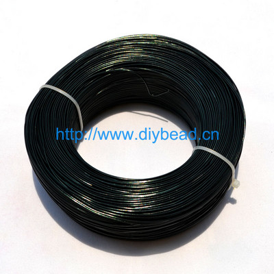 10 metri/rullis 1 mm, apaļš, pārklāts alumīnijs, puķkopības stieple juvelierizstrādājumu krellēm. Atradumu veidošana Pīts materiāls 20 krāsas