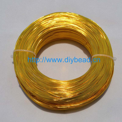 10 metri/rullis 1 mm, apaļš, pārklāts alumīnijs, puķkopības stieple juvelierizstrādājumu krellēm. Atradumu veidošana Pīts materiāls 20 krāsas