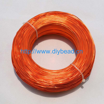 10 metri/rullis 1 mm, apaļš, pārklāts alumīnijs, puķkopības stieple juvelierizstrādājumu krellēm. Atradumu veidošana Pīts materiāls 20 krāsas