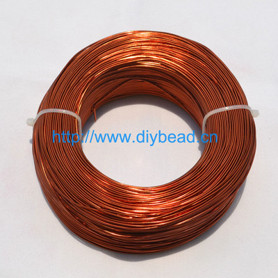 10 metri/rullis 1 mm, apaļš, pārklāts alumīnijs, puķkopības stieple juvelierizstrādājumu krellēm. Atradumu veidošana Pīts materiāls 20 krāsas