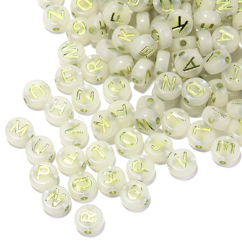100 kom miješanih akrilnih perli sa slovima, okrugle abecede, digitalne labave razmaknice za izradu nakita, ručno rađena diy narukvica, ogrlica