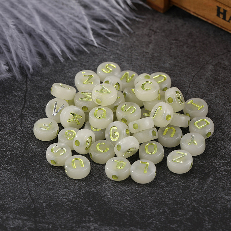100 kom miješanih akrilnih perli sa slovima, okrugle abecede, digitalne labave razmaknice za izradu nakita, ručno rađena diy narukvica, ogrlica