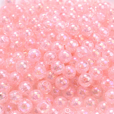 100/200/300 tk 8mm kattega akrüüli vahehelmed kommivärvi ümmargused lahtised helmed ehete valmistamiseks isetehtud käevõru kaelakee tarvikud