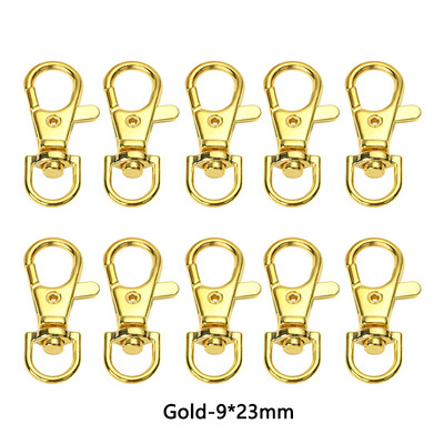 10Pcs/Lot 23/32/36/38mm Kuke s kopčom od jastoga Privjesak za ključeve DIY Izrada nakita Nalaz za ogrlicu Narukvica Pribor za lanac 6 boja