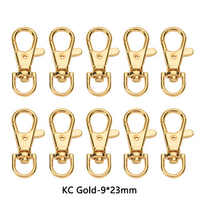 10Pcs/Lot 23/32/36/38mm Kuke s kopčom od jastoga Privjesak za ključeve DIY Izrada nakita Nalaz za ogrlicu Narukvica Pribor za lanac 6 boja