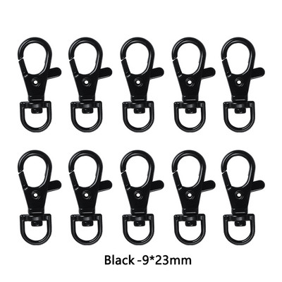 10Pcs/Lot 23/32/36/38mm Kuke s kopčom od jastoga Privjesak za ključeve DIY Izrada nakita Nalaz za ogrlicu Narukvica Pribor za lanac 6 boja