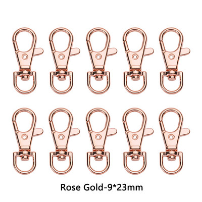 10Pcs/Lot 23/32/36/38mm Kuke s kopčom od jastoga Privjesak za ključeve DIY Izrada nakita Nalaz za ogrlicu Narukvica Pribor za lanac 6 boja