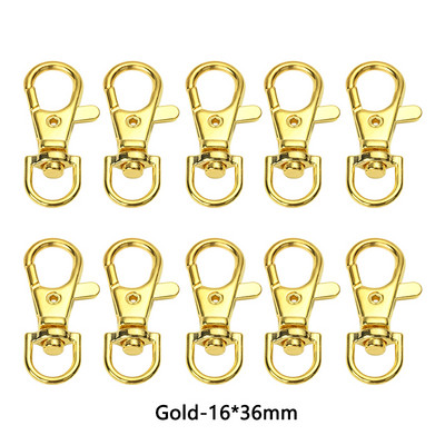 10Pcs/Lot 23/32/36/38mm Kuke s kopčom od jastoga Privjesak za ključeve DIY Izrada nakita Nalaz za ogrlicu Narukvica Pribor za lanac 6 boja