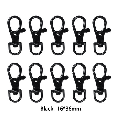 10Pcs/Lot 23/32/36/38mm Kuke s kopčom od jastoga Privjesak za ključeve DIY Izrada nakita Nalaz za ogrlicu Narukvica Pribor za lanac 6 boja