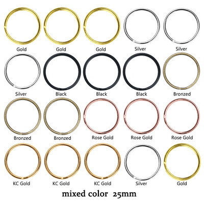 10Pcs/Lot 23/32/36/38mm Kuke s kopčom od jastoga Privjesak za ključeve DIY Izrada nakita Nalaz za ogrlicu Narukvica Pribor za lanac 6 boja