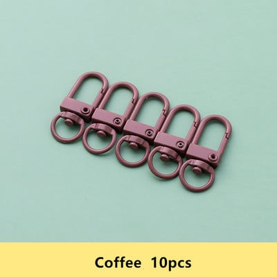 10db Színes homár kapcsos horgok Matel bevonatú kapcsok barkács ékszerkészítéshez kutyacsat kulcstartó nyaklánc karkötő kiegészítők