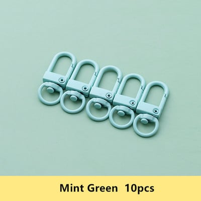 10db Színes homár kapcsos horgok Matel bevonatú kapcsok barkács ékszerkészítéshez kutyacsat kulcstartó nyaklánc karkötő kiegészítők