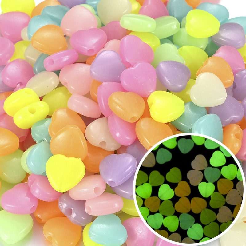 50 komada Svjetleći Smajli Akrilne perle Ravna Zvjezdana Mjesečeva Sjajna Digitalna Razmakna Perla Za Izradu Nakita Narukvica Ogrlica