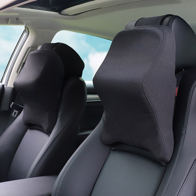 JINSERTA latex natural masina tetiera gat perna respirabila auto scaun spate suport confortabil perna de calatorie pentru masina universala