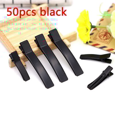 10-50 komada Aligatorske kopče za kosu Metalne jednostruke uvojke za uvojke Baza Diy Mašne Ukosnice za kosu Dodaci za salon Alati za oblikovanje kose