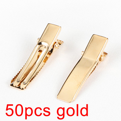 10-50 komada Aligatorske kopče za kosu Metalne jednostruke uvojke za uvojke Baza Diy Mašne Ukosnice za kosu Dodaci za salon Alati za oblikovanje kose