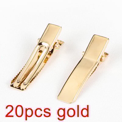 10-50 komada Aligatorske kopče za kosu Metalne jednostruke uvojke za uvojke Baza Diy Mašne Ukosnice za kosu Dodaci za salon Alati za oblikovanje kose