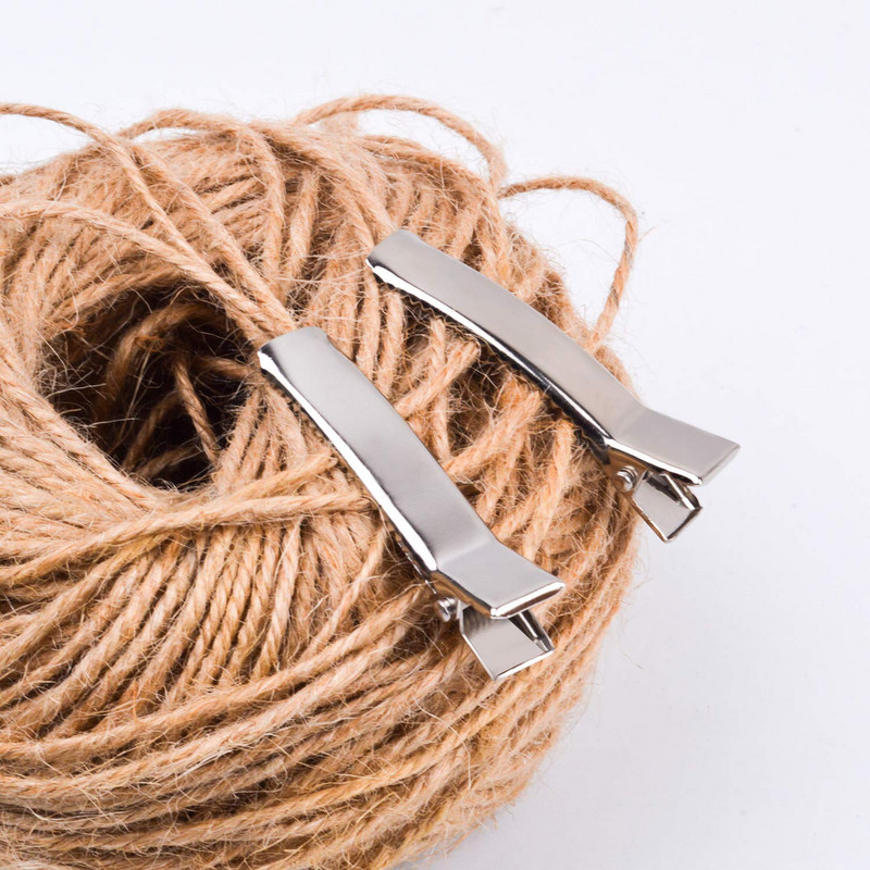 10-50 komada Aligatorske kopče za kosu Metalne jednostruke uvojke za uvojke Baza Diy Mašne Ukosnice za kosu Dodaci za salon Alati za oblikovanje kose