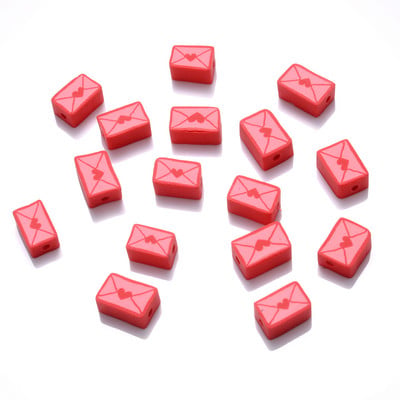 30/50/100db szerelmesek szív polimer agyaggyöngyök Valentin diy távtartó gyöngyök kellékek ékszerekhez.