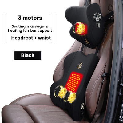 JINSERTA masažni jastuk za vrat Električna podrška za grijanje Naslon za glavu Naslon za glavu Podržava simulaciju ljudske masaže Putni jastuci