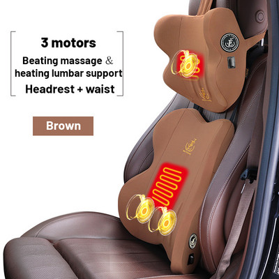 JINSERTA masažni jastuk za vrat Električna podrška za grijanje Naslon za glavu Naslon za glavu Podržava simulaciju ljudske masaže Putni jastuci