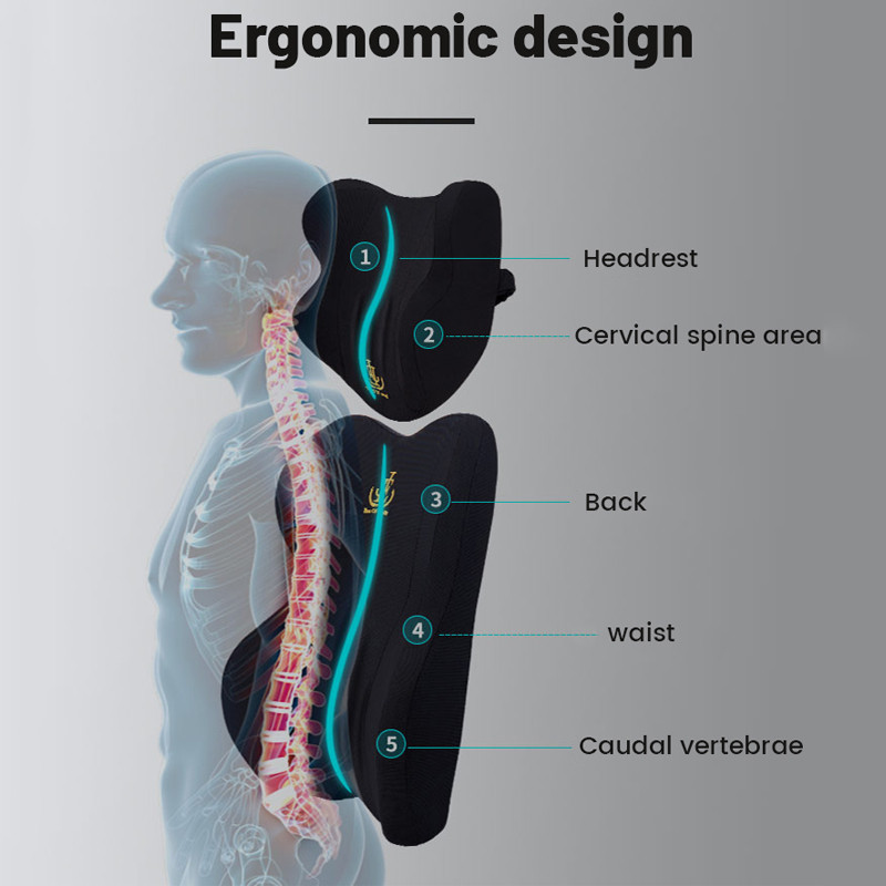 JINSERTA masažni jastuk za vrat Električna podrška za grijanje Naslon za glavu Naslon za glavu Podržava simulaciju ljudske masaže Putni jastuci