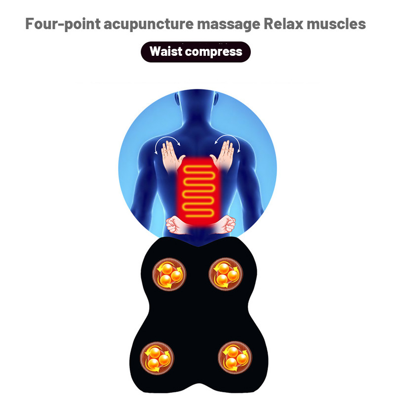 JINSERTA masažni jastuk za vrat Električna podrška za grijanje Naslon za glavu Naslon za glavu Podržava simulaciju ljudske masaže Putni jastuci