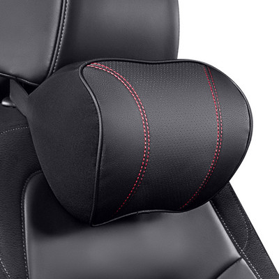 JINSERTA PU kožni automobilski jastuk za vrat Auto sjedalo Naslon za glavu Oslonac za lumbalni dio Naslon za glavu Putni jastuk za univerzalni pribor za automobil