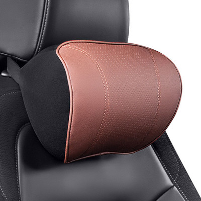 JINSERTA PU kožni automobilski jastuk za vrat Auto sjedalo Naslon za glavu Oslonac za lumbalni dio Naslon za glavu Putni jastuk za univerzalni pribor za automobil