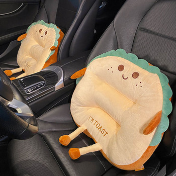 Cartoon Προσκέφαλο αυτοκινήτου Μαξιλάρι λαιμού βελούδινη μέση οσφυϊκή υποστήριξη Γενικής χρήσης αντιολισθητικά καθίσματα αυτοκινήτου Μαξιλάρι εσωτερικού αυτοκινήτου