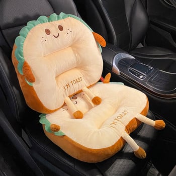 Cartoon Προσκέφαλο αυτοκινήτου Μαξιλάρι λαιμού βελούδινη μέση οσφυϊκή υποστήριξη Γενικής χρήσης αντιολισθητικά καθίσματα αυτοκινήτου Μαξιλάρι εσωτερικού αυτοκινήτου