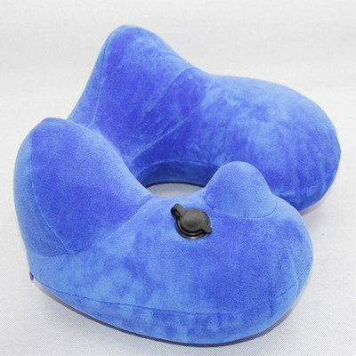 JINSERTA Automatski jastuk na napuhavanje U oblik 3D grba Prijenosni baršunasti vrat Putni jastuci za dojenje Jastuk za automobil Naslon za glavu