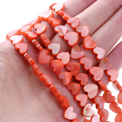 Perle od prirodne školjke 6 8 10 12 mm Perle za odstojnike u obliku srca za privjeske Izrada nakita DIY Narukvice Ogrlice Pribor Dodaci