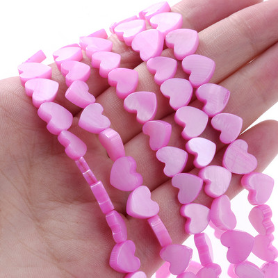 Perle od prirodne školjke 6 8 10 12 mm Perle za odstojnike u obliku srca za privjeske Izrada nakita DIY Narukvice Ogrlice Pribor Dodaci