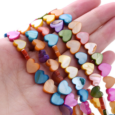 Perle od prirodne školjke 6 8 10 12 mm Perle za odstojnike u obliku srca za privjeske Izrada nakita DIY Narukvice Ogrlice Pribor Dodaci