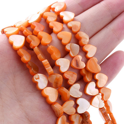 Perle od prirodne školjke 6 8 10 12 mm Perle za odstojnike u obliku srca za privjeske Izrada nakita DIY Narukvice Ogrlice Pribor Dodaci