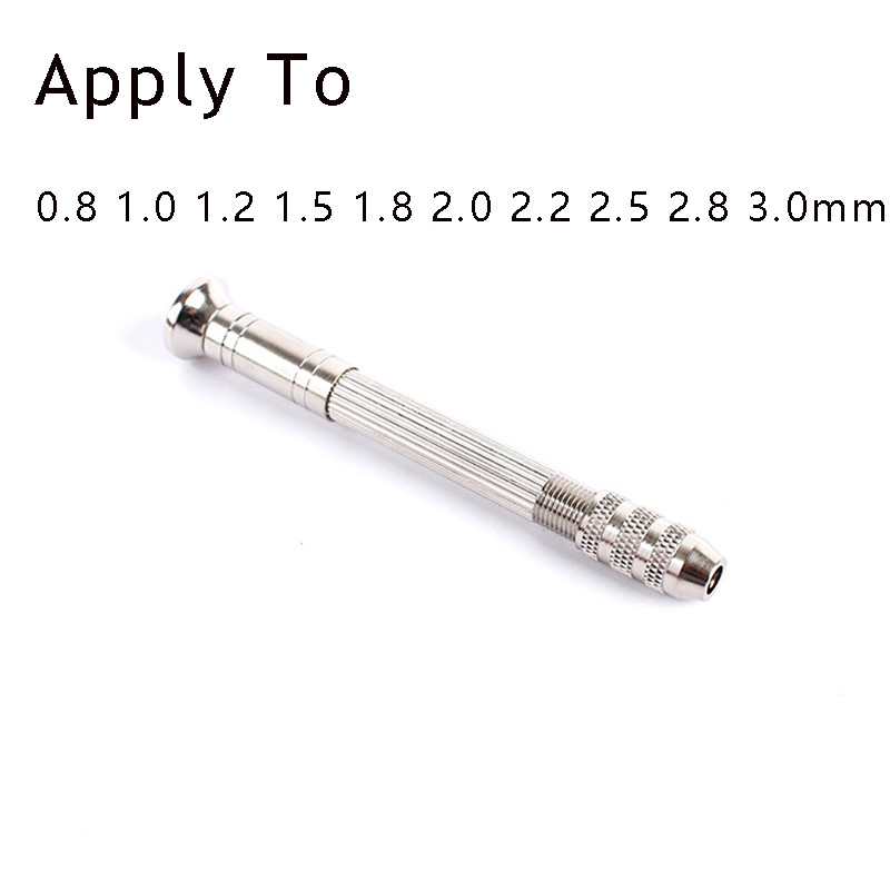 1 set alata za nakit Mini bušilica s ručnim vijkom za bušenje od 0,8-3,0 mm za izradu nakita od epoksidne smole DIY ručno rađeni alati za izradu drva