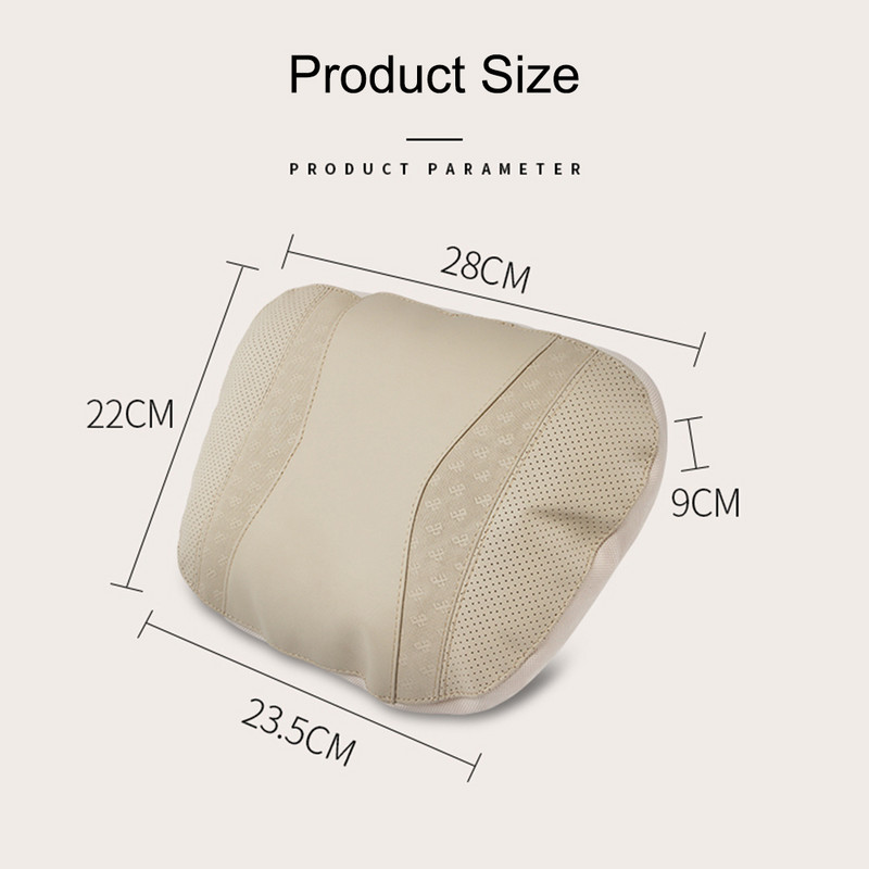 JINSERTA Maybach S Class automobilinė galvos atramos pagalvė galvai Oda Patogi Minkštas Pagalvėlės Užvalkalas Reguliuojama Automobilinė Pagalvė Universali