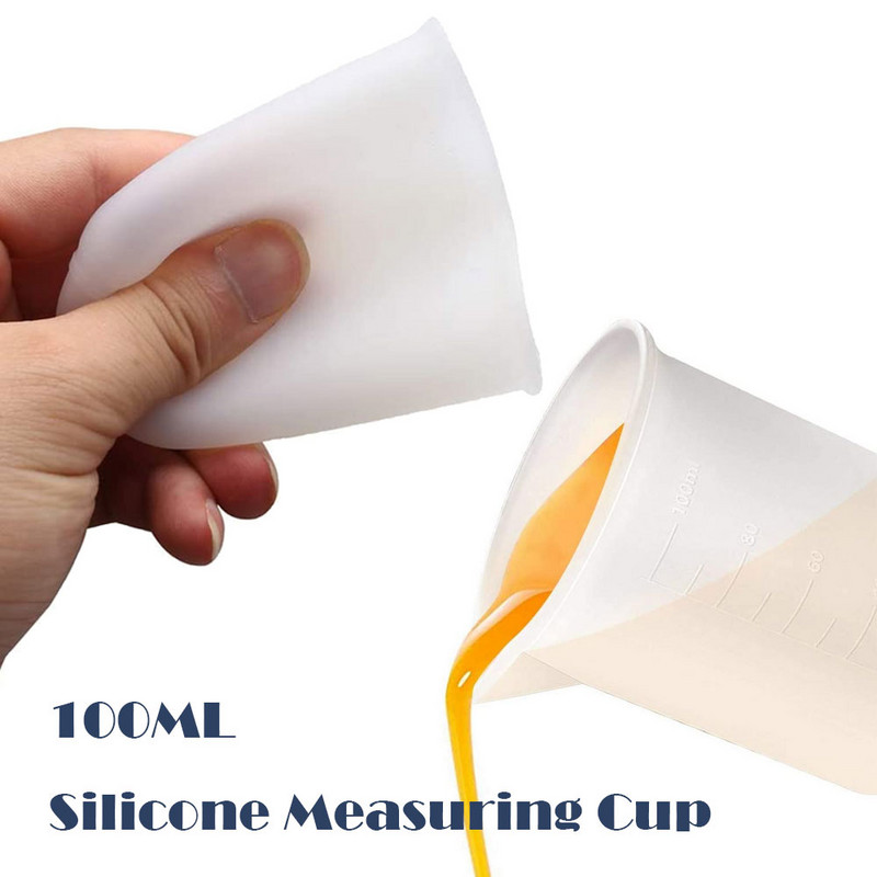 Bară de amestecare din silicon Mucegai pentru cupe de amestecare Unelte din rășină epoxidică Cești de măsurare de amestecare reutilizabile pentru fabricarea de bijuterii stick Accesorii lucrate manual