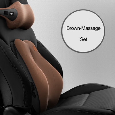 2021 Masažni jastuk za potporu za vrat Potpora za naslon sjedala automobila Jastuk za naslon za glavu Simulacija ljudske memorijske pjene Automobilska leđa Putovanja Kućni ured