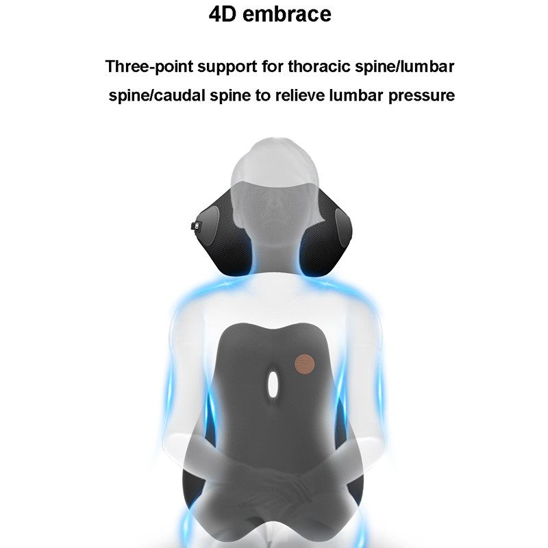 2021 Masažni jastuk za potporu za vrat Potpora za naslon sjedala automobila Jastuk za naslon za glavu Simulacija ljudske memorijske pjene Automobilska leđa Putovanja Kućni ured