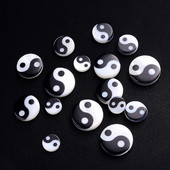 5kom Taichi perle od prirodne školjke, okrugle perle s razmakom za tračanje za izradu nakita DIY narukvica, ogrlica 8 mm 10 mm 12 mm 15 mm